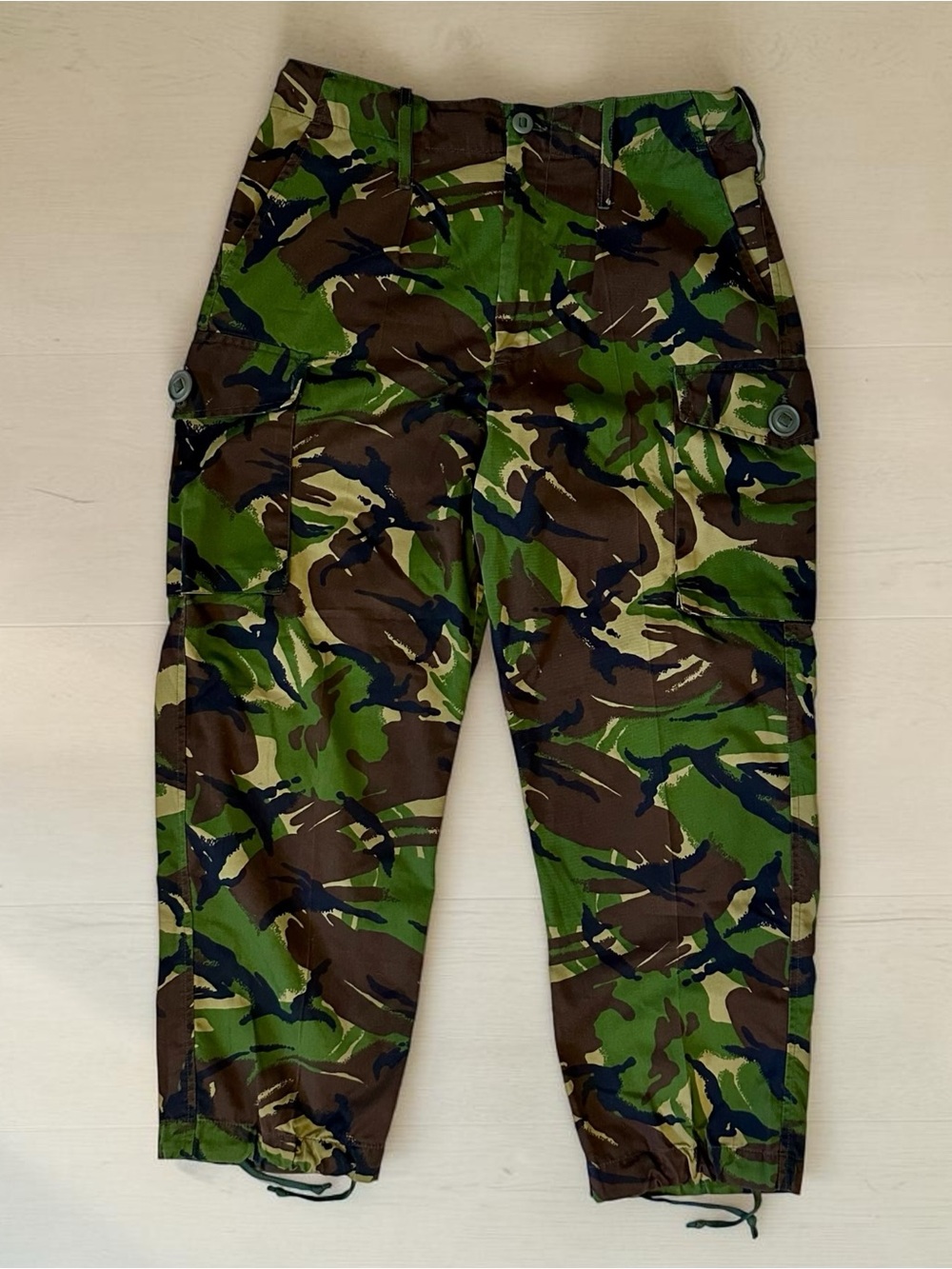 Men's Camouflage Cargo Pants - Green Camo Lieghtweight